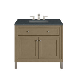 Chicago 36" Single Vanity, Walnut Whisper