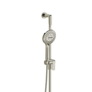 Riobel Handshower Set With 37″ Slide Bar and 5-Function Handshower In Polished Nickel