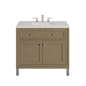 Chicago 36" Single Vanity, Walnut Whisper