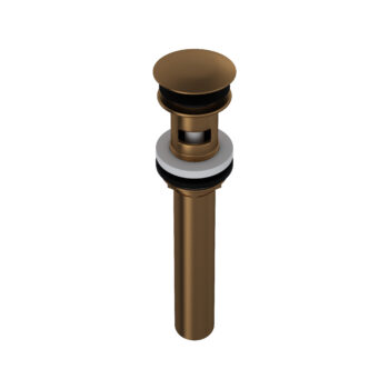 ROHL Lavatory Push Drain With Overflow In English Bronze