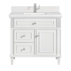 Lorelai 36" Single Vanity, Bright White