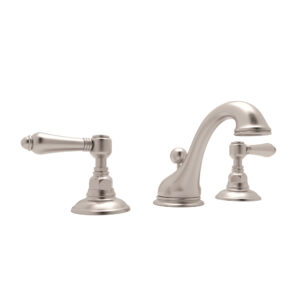 ROHL Acqui® Widespread Lavatory Faucet With Low Spout In Satin Nickel