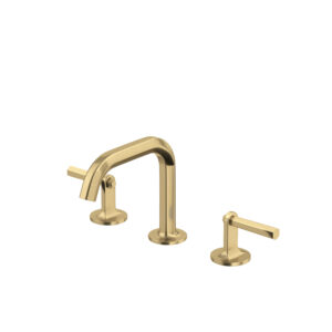 ROHL Modelle™ Widespread Lavatory Faucet With U-Spout In Antique Gold