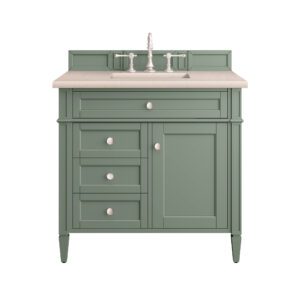 Brittany 36" Single Vanity, Smokey Celadon