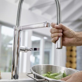 Blanco Blancoculina Semi-Pro Pull-Down Dual-Spray Kitchen Faucet 2.2 GPM - Chrome - Image 4