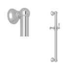 ROHL 24" Grab Bar With Sliding Handshower Holder In Polished Chrome