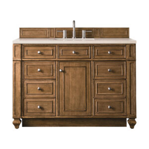 Bristol 48" Single Vanity, Saddle Brown