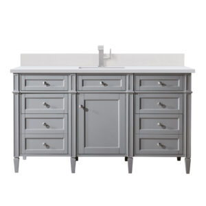 Brittany 60" Single Vanity, Urban Gray