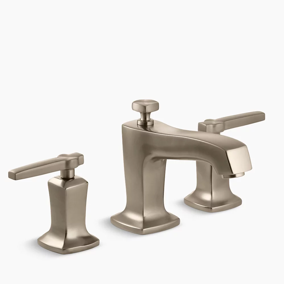 Kohler Margaux Widespread bathroom sink faucet, 1.2 gpm - Vibrant Brushed Bronze