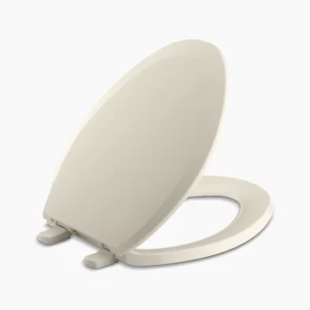 Kohler Lustra‚ Quick-Release‚ elongated toilet seat - Almond