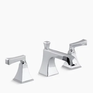 Kohler Memoirs Stately Widespread bathroom sink faucet, 1.2 gpm – Polished Chrome