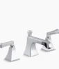 Kohler Memoirs Stately Widespread bathroom sink faucet, 1.2 gpm – Polished Chrome