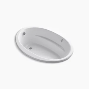 Kohler Sunward 60″ x 42″ drop-in bath with Bask heated surface – White
