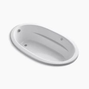 Kohler Sunward 72″ x 42″ drop-in Heated BubbleMassage‚ air bath – White