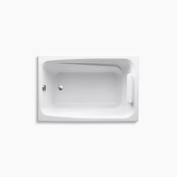 Kohler Greek 48" x 32" drop-in bath - White - Image 2