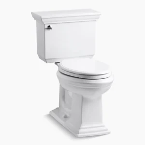 Kohler Memoirs Stately Two-piece elongated toilet, 1.28 gpf – White