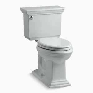 Kohler Memoirs Stately Two-piece elongated toilet, 1.28 gpf – Ice Grey