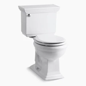 Kohler Memoirs Stately Two-piece round-front toilet, 1.28 gpf – White