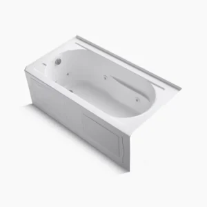 Kohler Devonshire 60″ x 32″ alcove heated whirlpool bath, left drain – White
