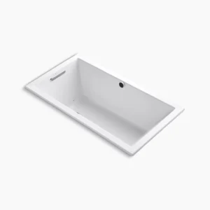 Kohler Underscore 60″ x 32″ drop-in Heated BubbleMassage‚ air bath – White