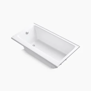 Kohler Highbridge 60″ x 32″ alcove bath, left drain – White