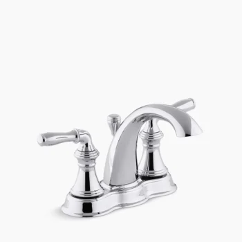 Kohler Devonshire Centerset bathroom sink faucet, 1.2 gpm - Polished Chrome