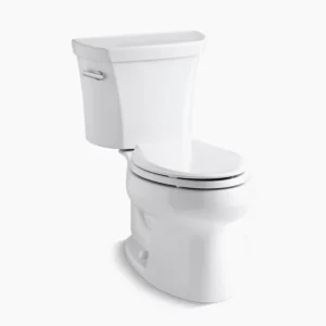 Kohler Wellworth Two-piece elongated toilet, 1.28 gpf – White
