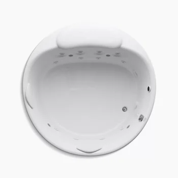 Kohler RiverBath 66" drop-in heated whirlpool bath with chromatherapy - White - Image 2
