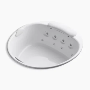 Kohler RiverBath 66″ drop-in heated whirlpool bath – White