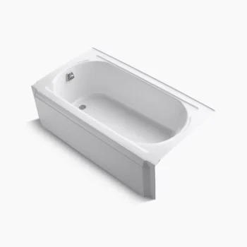 Kohler Memoirs 60" x 33-3/4" alcove bath, left drain - White