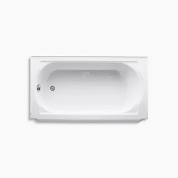 Kohler Memoirs 60" x 33-3/4" alcove bath, left drain - White - Image 2