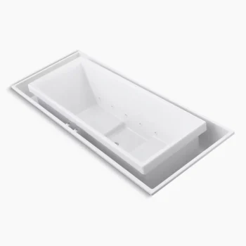 Kohler sok 104" x 41" drop-in Effervescence bath - White