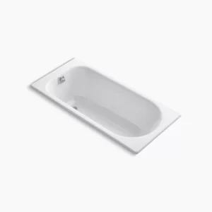 Kohler Soissons 59″ x 27-1/2″ drop-in bath – White