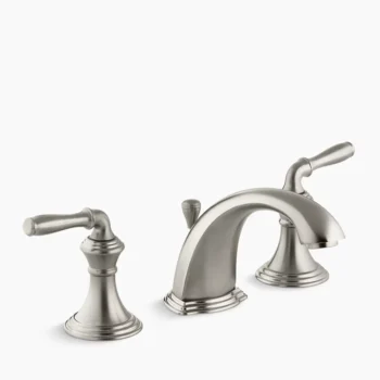 Kohler Devonshire Widespread bathroom sink faucet, 1.2 gpm - Vibrant Brushed Nickel
