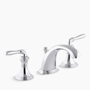 Kohler Devonshire Widespread bathroom sink faucet, 1.2 gpm – Polished Chrome