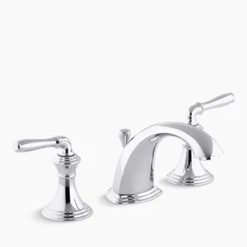 Kohler Devonshire Widespread bathroom sink faucet, 1.2 gpm - Polished Chrome