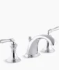 Kohler Devonshire Widespread bathroom sink faucet, 1.2 gpm – Polished Chrome