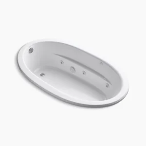 Kohler Sunward 72″ x 42″ drop-in whirlpool bath – White