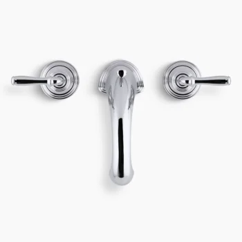 Kohler Devonshire Widespread bathroom sink faucet, 1.2 gpm - Polished Chrome - Image 3