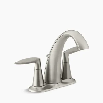 Kohler Alteo Centerset bathroom sink faucet, 1.2 gpm - Vibrant Brushed Nickel
