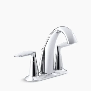 Kohler Alteo Centerset bathroom sink faucet, 1.2 gpm - Polished Chrome