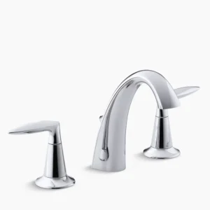 Kohler Alteo Widespread bathroom sink faucet, 1.2 gpm – Polished Chrome
