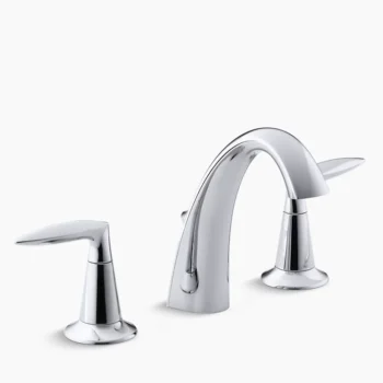 Kohler Alteo Widespread bathroom sink faucet, 1.2 gpm - Polished Chrome