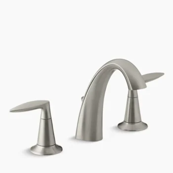 Kohler Alteo Widespread bathroom sink faucet, 1.2 gpm - Vibrant Brushed Nickel