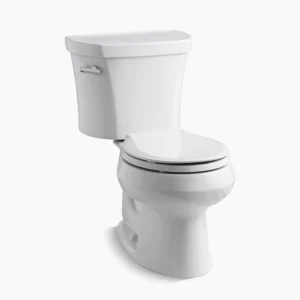 Kohler Wellworth Two-piece round-front toilet, 1.28 gpf – White