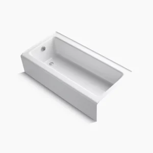 Kohler Bellwether 60″ x 30-1/4″ alcove bath, left drain – White