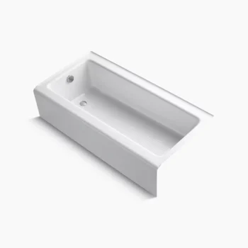 Kohler Bellwether 60" x 30-1/4" alcove bath, left drain - White