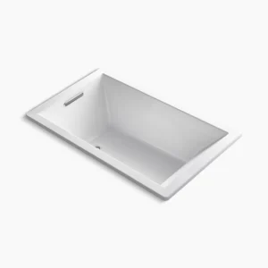 Kohler Underscore 60″ x 36″ drop-in Heated BubbleMassage‚ air bath – White