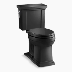 Kohler Tresham‚ Two-piece elongated toilet, 1.28 gpf – Black