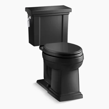 Kohler Tresham‚ Two-piece elongated toilet, 1.28 gpf - Black